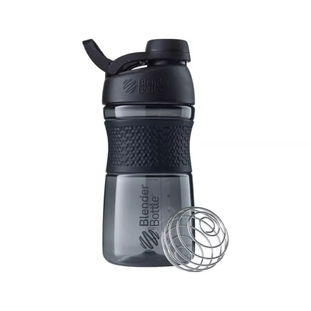 Blender Bottle Sportmixer Twist, (20 oz) 590 ml, Black