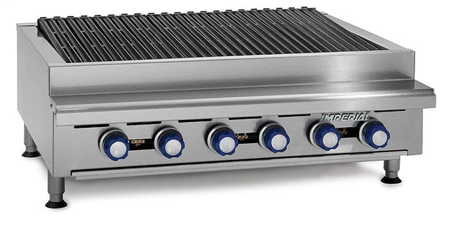 Imperial Range IRB-36 36" Commercial Gas Radiant Char Broiler Grill Counter Top