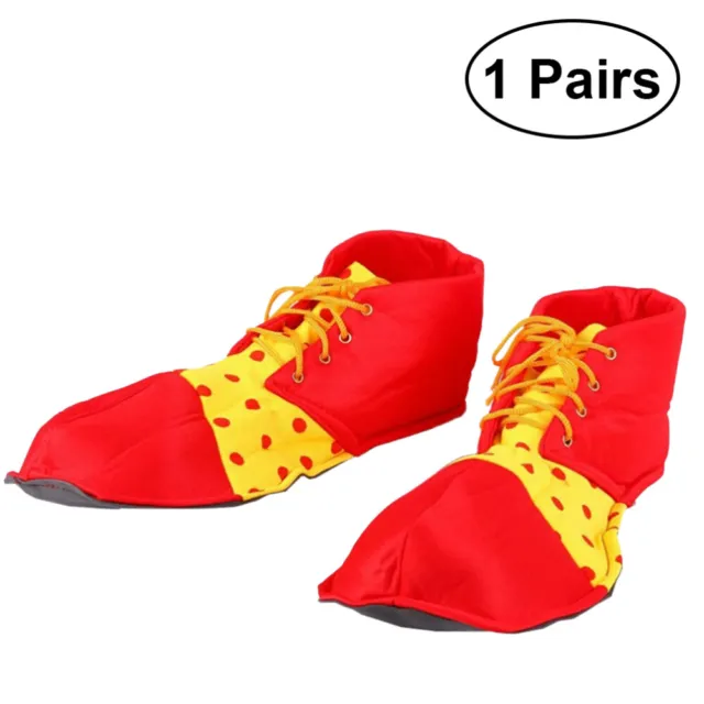 Scarpe da clown Prom Performance Props creative adulte scarpe da clown da uomo (rosso)
