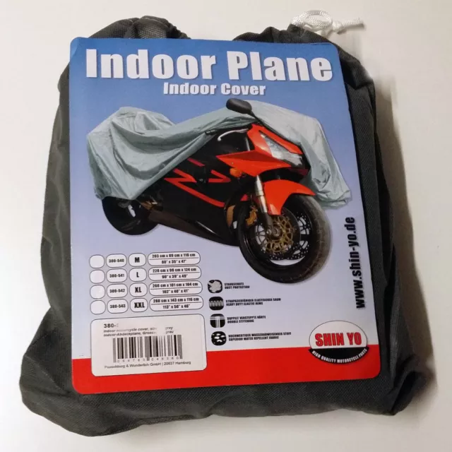 Indoor-Abdeckplane XXL Ganzgarage Haube für Harley Honda Goldwing *POLYPROPYLEN*