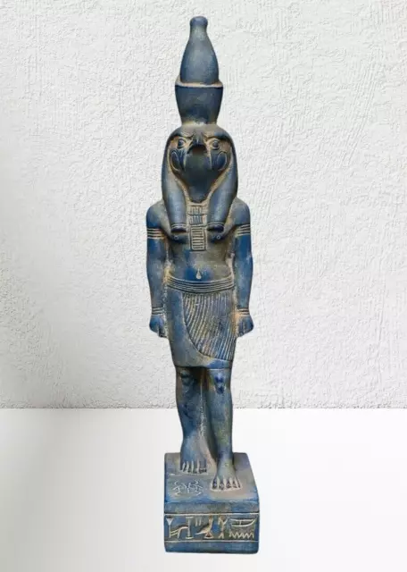 Unique Ancient Egyptian Antiques 3 Statues Large Of God Horus, Osiris & Isis BC 2