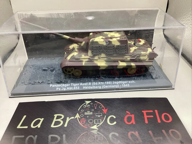 Altaya Panzer 64 1/72 – Char Panzerjäger Tiger Ausf.B – Allemagne 1945
