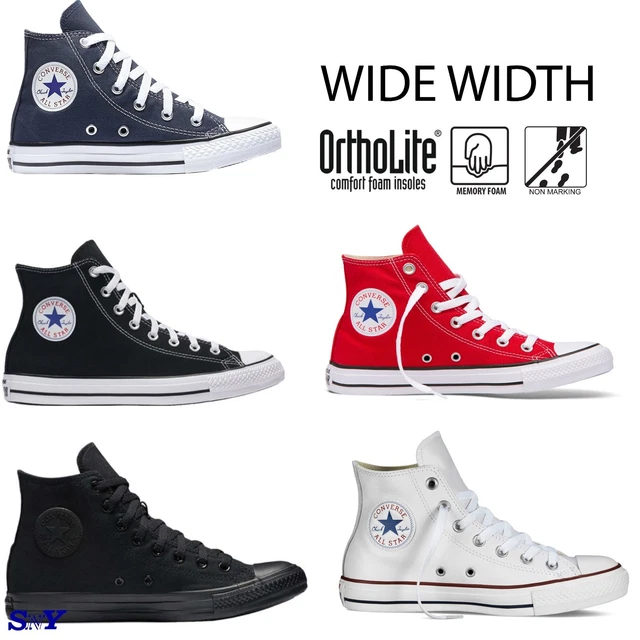CONVERSE CHUCK TAYLOR All Star Canvas High Top Sneaker WIDE WIDTH