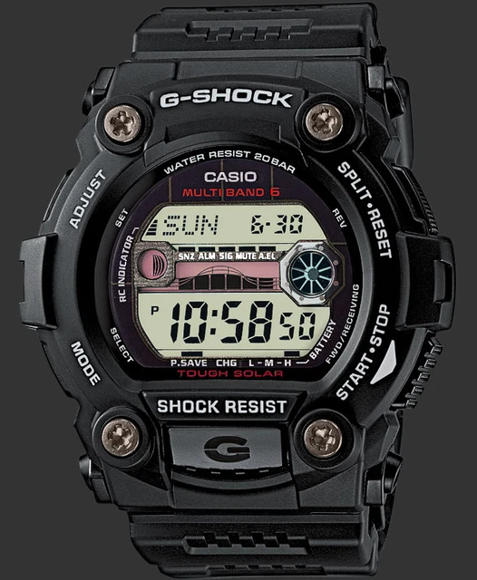 CASIO G SHOCK GW 7900 1ER Solar Radio Controlado Mareas Y Lunas