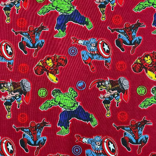 Marvel Fury Comic Avengers By Camelot Fabrics Cotton 1 Yard Cotton Fabric Precut