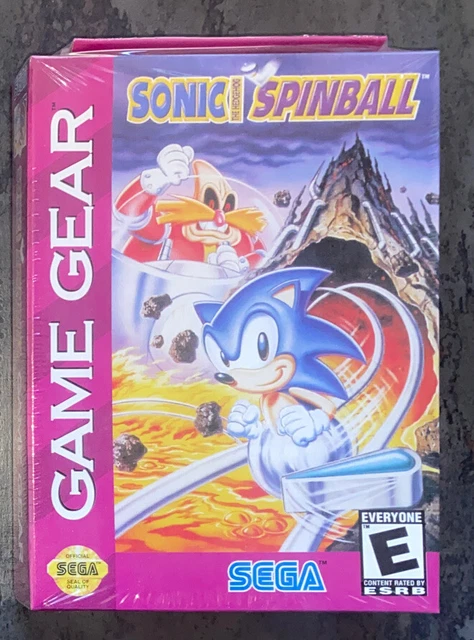 Jeu Sonic Spinball Pour Sega Game Gear - Version USA - NEUF Sous Blister - Collector Rétro
