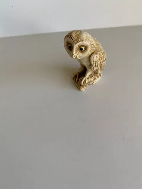 Vintage Harmony Kingdom  Ollie The Owl Trinket Figurine Retired 1999 No box