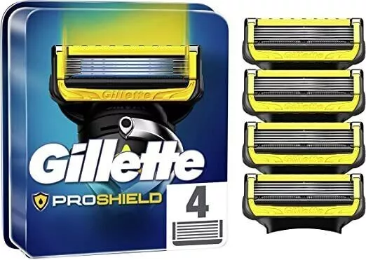 Gillette ProShield  4 PACK RICARICHE lamette di ricambio  4pz NUOVO