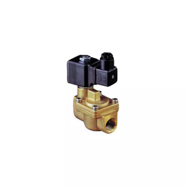 Elettrovalvola normalmente APERTA 1/2" 220V con servocomando e connettore OLAB