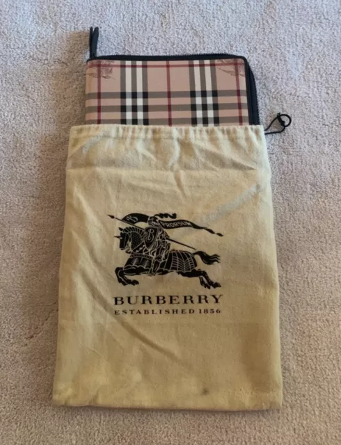 Burberry Haymarket Classic Nova Check iPad Tablet Case Carrier Tech Accessory 2