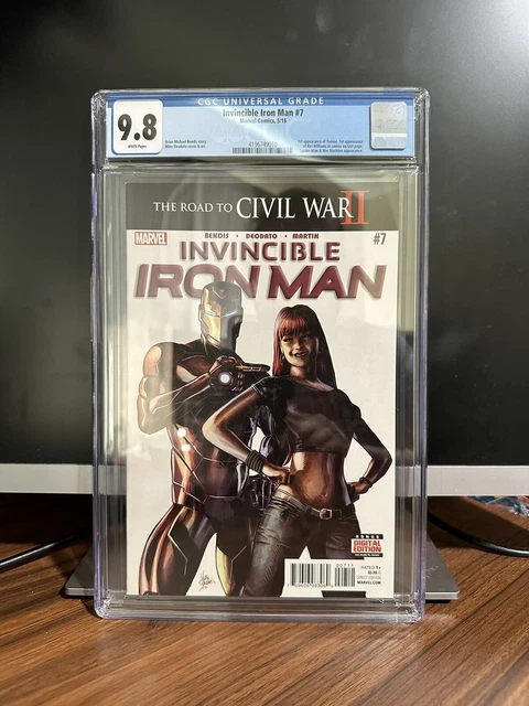 Invincible Iron Man #7 1st Print CGC 9.8 - Marvel 2016 - Cameo of Riri Williams