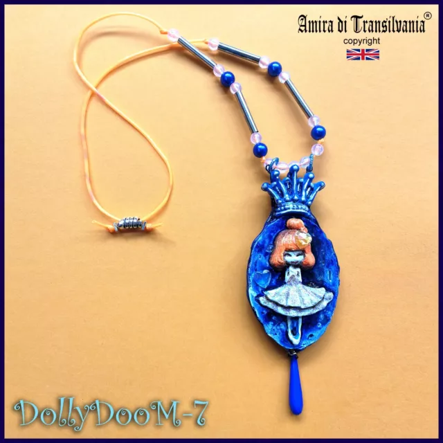 Blue Doll Jewelry Necklace Pendant Amulet Luxury Fashion Design Beads Jewellery