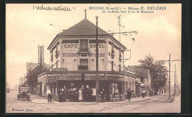 CPA Bezons, Maison H. Deléris, 63 rue Emile Zola
