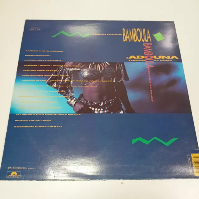 Vinyle Maxi 45T Nabou-Bamboula-POP-1987-TBE