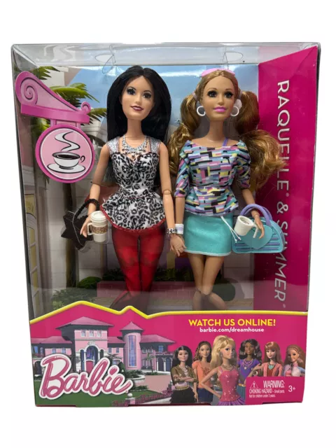 Barbie Life in the Dreamhouse Raquelle and Summer Cafe 2-Pack, Y7449