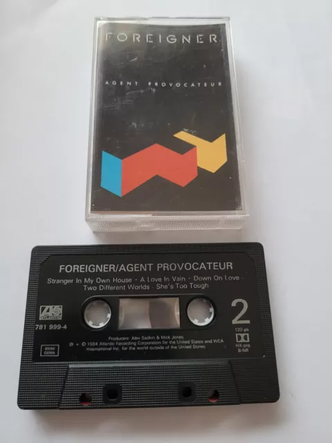 Foreigner Agent Provocateur Cassette Audio Lot 58