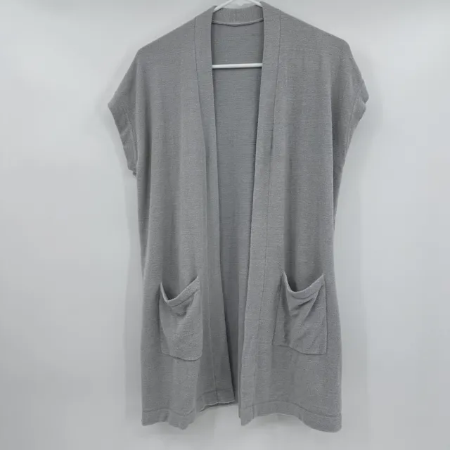 BAREFOOT DREAMS COZY Chic Ultra Lite Open Cardigan Size S/M? Gray ...