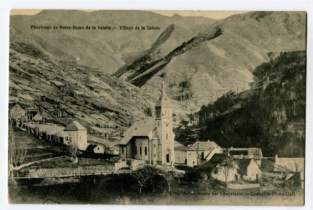 CPA 38 Isère Village de La Salette Pilgrimage de N-D de la Salette