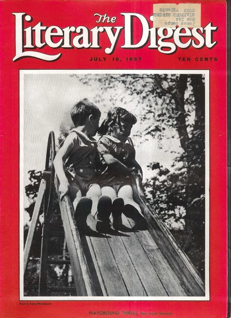 LITERARY DIGEST Sir Harry Lauder Russian Baby Boom Mohammed Zahir Shah 7/10 1937