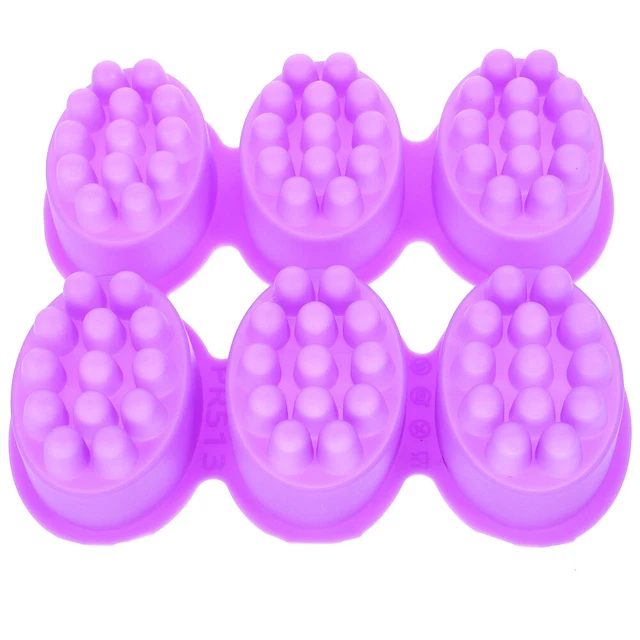Silikon-Massage-Bar-Seifenform, handgemachte Seifenform,