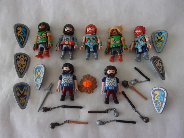 Lot De 2 Feux (Accessoires) Playmobil Pour Chevalier, Pirate, Viking, Camping - Occasion Bon État