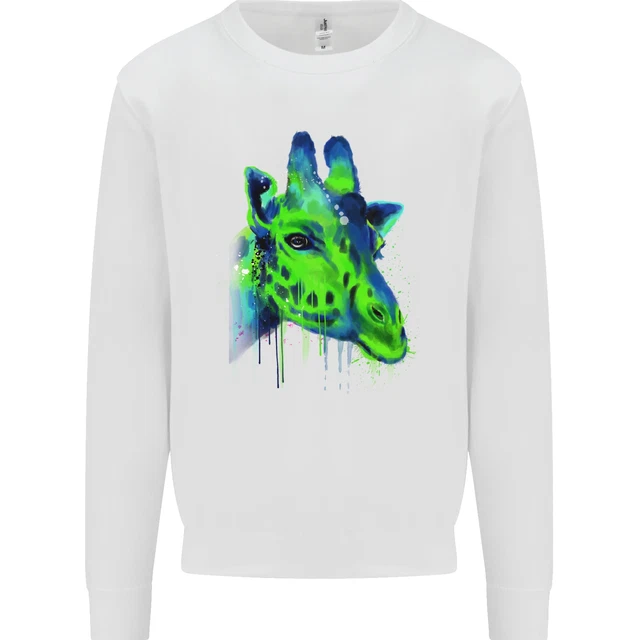 Giraffe Watercolour Kids Sweatshirt Jumper