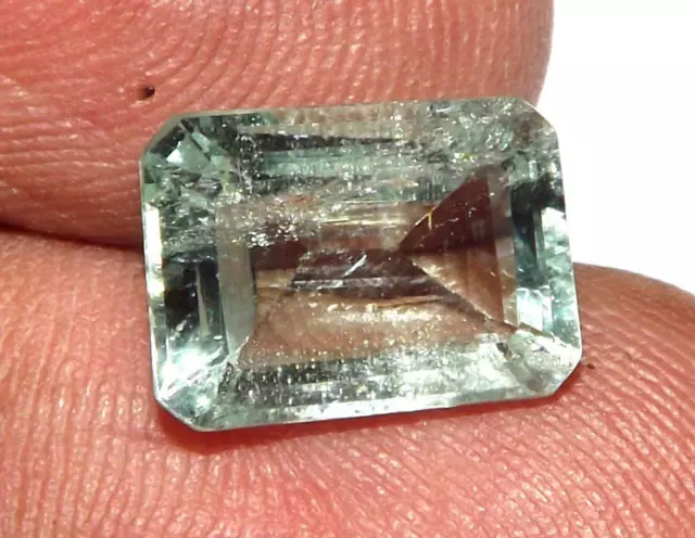 3.50 cts 100% Natural Untreated Aquamarine 11 x 8 mm Gemstone #baqf830