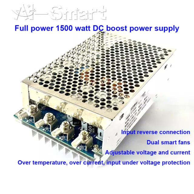 DC Boost Converter Step-up Power Supply Module 1500W 50A 12V-48V to 24V-70V New