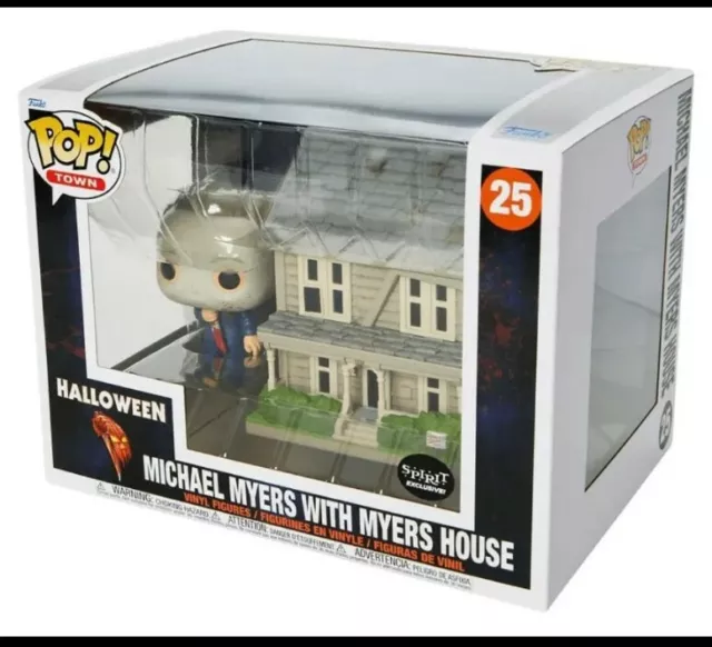 Funko Pop #25 Spirit Exclusive Halloween Michael Myers with House New/Sealed 🎃