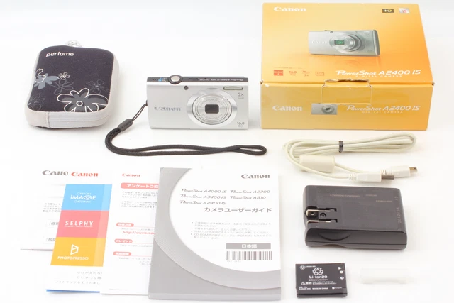 [Near MINT+++ in Box] Canon Powershot A2400 IS Silver Digital Camera 16MP JAPAN 2