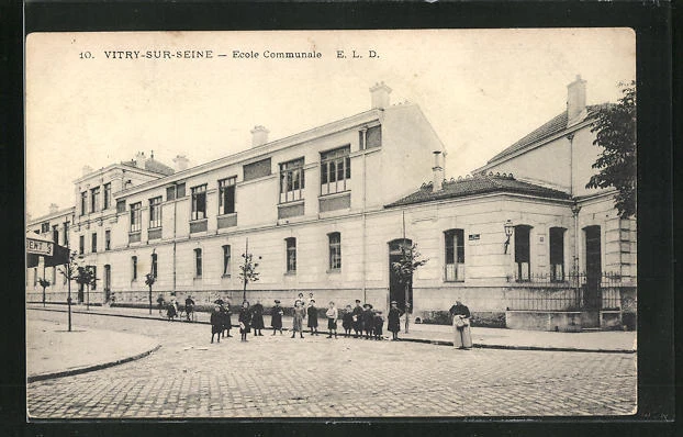 CPA Vitry-sur-Seine, Ecole Communale