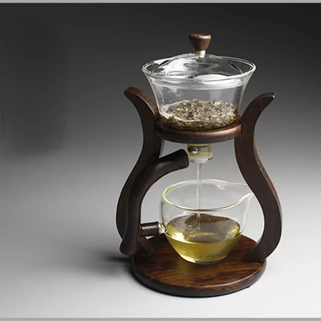 Heat-resistant Glass Tea Set Magnetic Water Diversion Semi-automatic Tea Maker