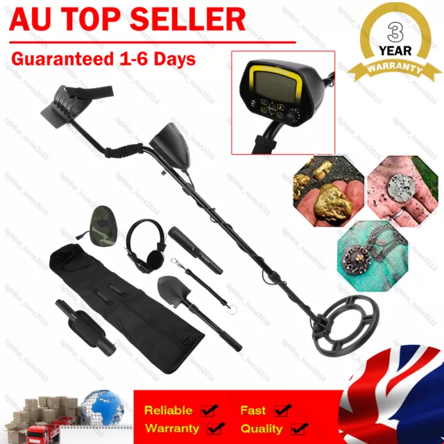 350MM Deep Sensitive Metal Detector LCD Display Treasure Hunter Gold Digger NEW