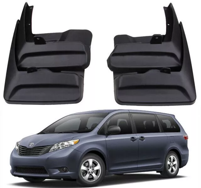 Genuine New  Molded Splash Guards Mud Flaps Fender FOR 2011-2018 TOYOTA SIENNA