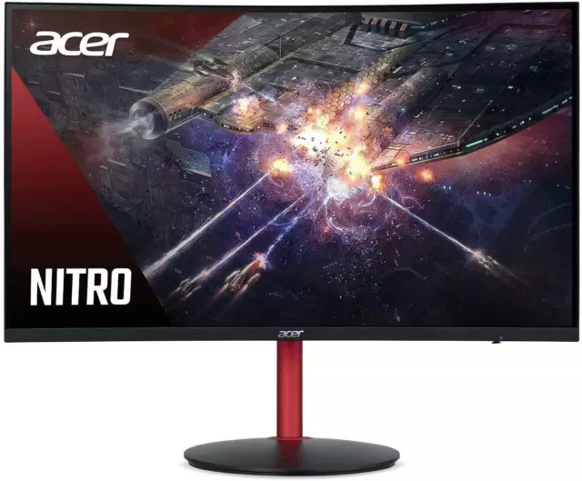 Acer Nitro 27" Curved Zero Frame HD Gaming Monitor AMD Radeon FreeSync 165Hz 2