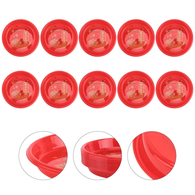 10 Vassoi Ovali In Plastica Trasparente Per Finger Food - 30x23 Cm, Per Feste E Buffet - Foto 6