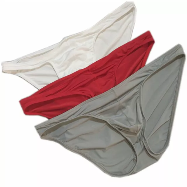 3,6 Pack Men's Briefs Low Rise Panties Underwear Bulge Pouch Swim Underpants