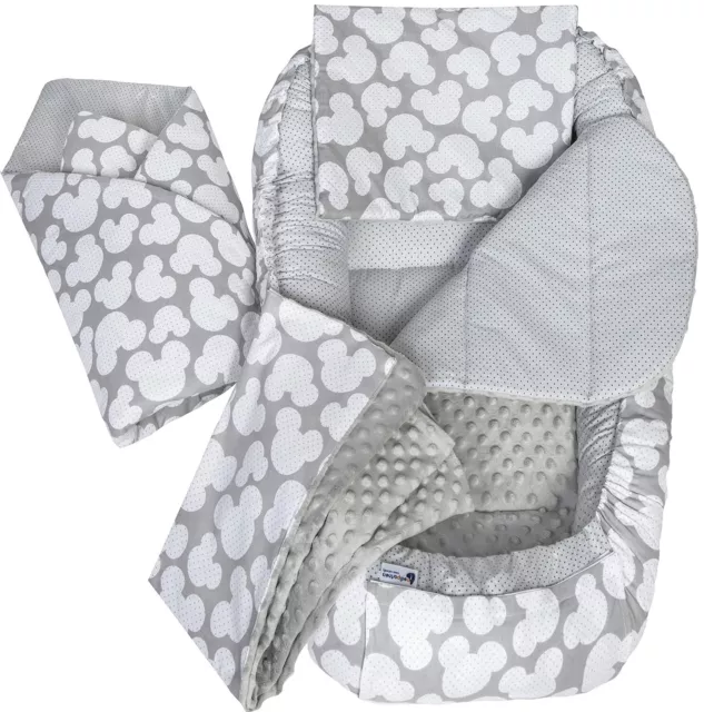 Medi Partners 5 teilig Babynestchen Set Babynest 100x60x15 cm B-Ware