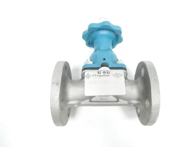 Itt .75-2437R-R2-903 Dia-flo Manual Stainless Flanged Diaphragm Valve 3/4in