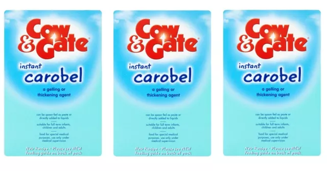 Cow & Gate Instant Carobel Thickening Agent Gelling Medical Purposes 135g 3 Pack