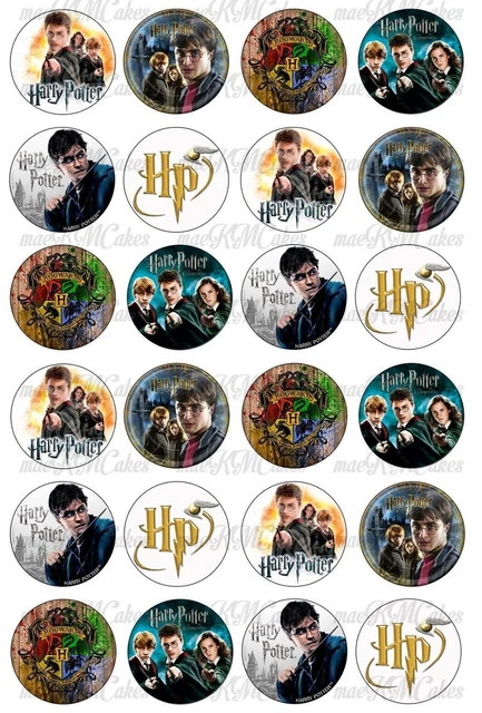 24 X HARRY Potter Characters Edible Cupcake Toppers Icing Sheet CAKE ...