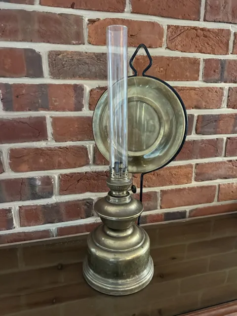 Large antique oil lamp Bulkhead Wall