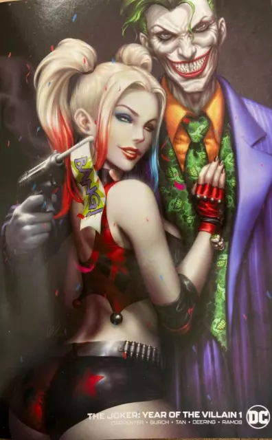 The Joker: Year of the Villain #1 Kendrick Lim Harley Joker Variant Cover (B)