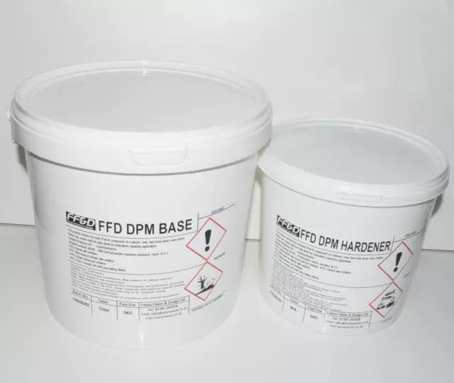 Epoxy Resin DPM 5kg Coloured/Clear (2 Pack) Damp Proof Floor Coating & Sealer