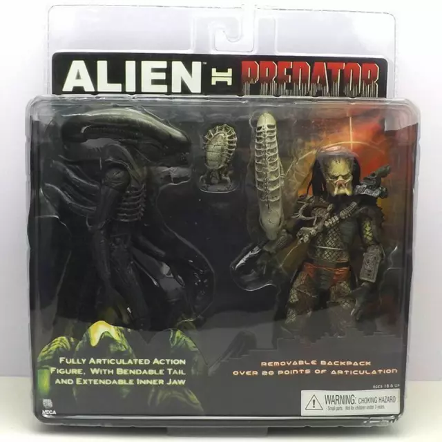 New NECA Alien VS Predator Exclusive 2-Pack PVC Action Figure Box Set