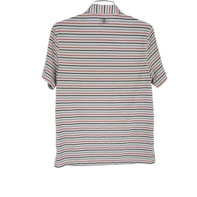 IZOD MEN'S STRIPED Multicolor Short Sleeve Polo Golf Shirt Medium $7.98 ...