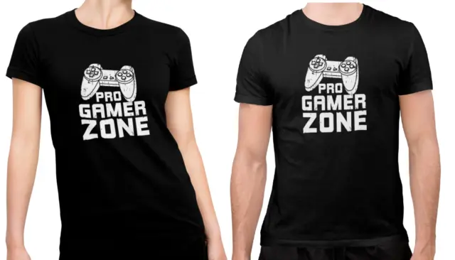 T-shirt 100% cotone uomo donna gamer giochi idea regalo ps4 ps5 pc pro gamer
