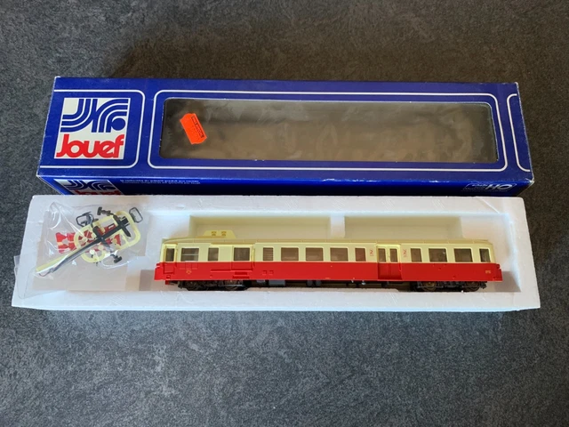 Autorail Jouef Type EAD Rouge Et Crème, échelle HO 1/87, Dépôt Longueau, Réf XBD 4737