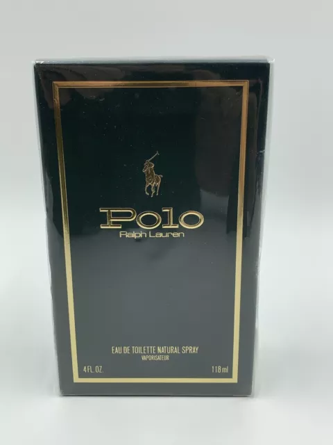 POLO RALPH LAUREN MEN EAU DE TOILETTE NATURAL GREEN  4 oz SEALED (COLOGNE) new