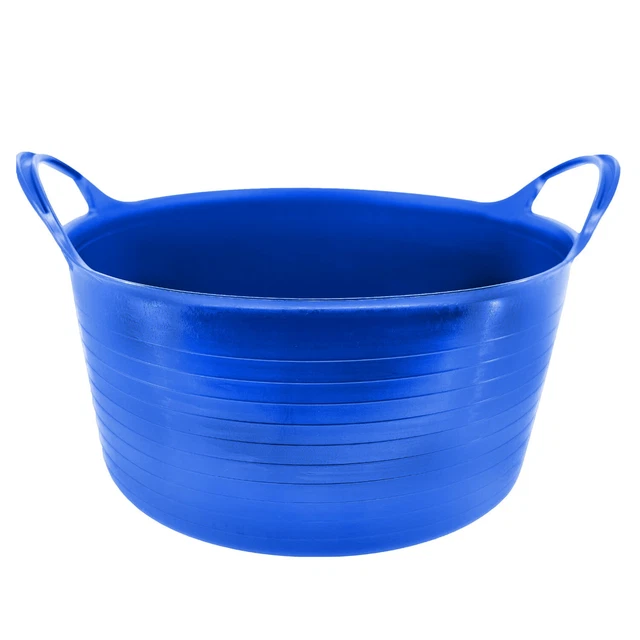 Capazo uso alimentario de plastico 30 Litros Azul